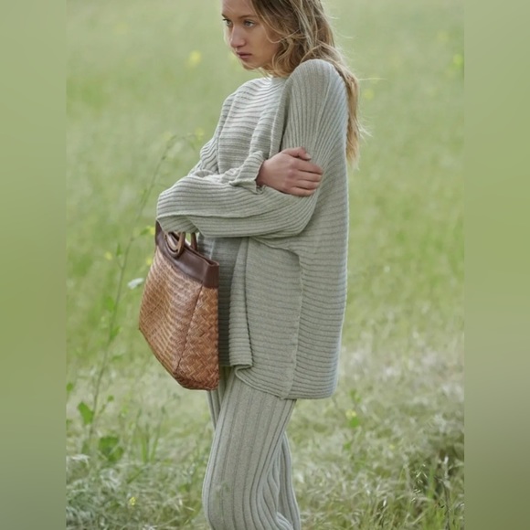 Free People Imogen Sweater Set Beige Size XS - Picture 2 of 8